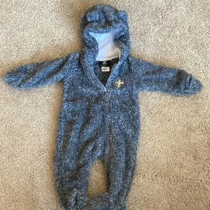 NFL Saints infant coverall 3/6 m